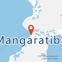 Mapa com localização da Agência AC MANGARATIBA