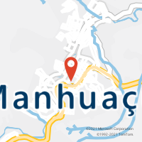 Mapa com localização da Agência AC MANHUACU