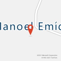Mapa com localização da Agência AC MANOEL EMIDIO