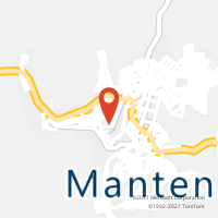 Mapa com localização da Agência AC MANTENA