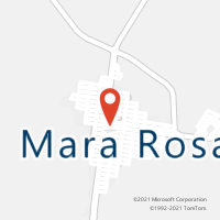 Mapa com localização da Agência AC MARA ROSA