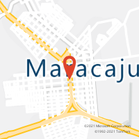 Mapa com localização da Agência AC MARACAJU