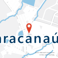 Mapa com localização da Agência AC MARACANAU