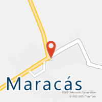 Mapa com localização da Agência AC MARACAS