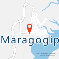 Mapa com localização da Agência AC MARAGOGIPE