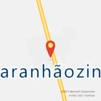 Mapa com localização da Agência AC MARANHAOZINHO
