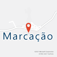 Mapa com localização da Agência AC MARCACAO
