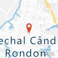 Mapa com localização da Agência AC MARECHAL CANDIDO RONDON