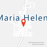 Mapa com localização da Agência AC MARIA HELENA