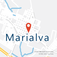 Mapa com localização da Agência AC MARIALVA