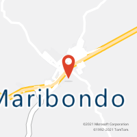 Mapa com localização da Agência AC MARIBONDO