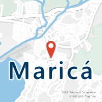 Mapa com localização da Agência AC MARICA