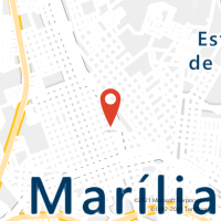Mapa com localização da Agência AC MARILIA