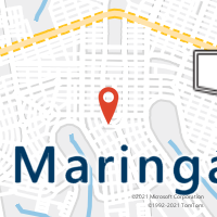Mapa com localização da Agência AC MARINGA