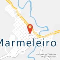 Mapa com localização da Agência AC MARMELEIRO
