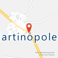 Mapa com localização da Agência AC MARTINOPOLE