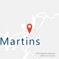 Mapa com localização da Agência AC MARTINS