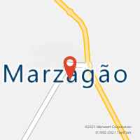 Mapa com localização da Agência AC MARZAGAO