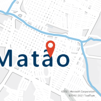 Mapa com localização da Agência AC MATAO
