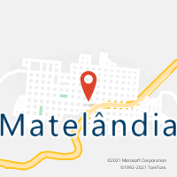 Mapa com localização da Agência AC MATELANDIA