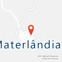Mapa com localização da Agência AC MATERLANDIA