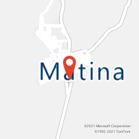 Mapa com localização da Agência AC MATINA