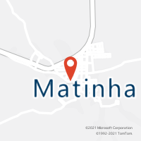 Mapa com localização da Agência AC MATINHA