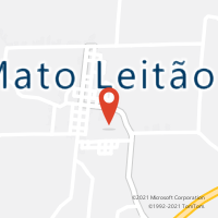 Mapa com localização da Agência AC MATO LEITAO