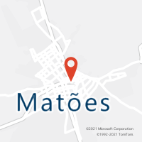 Mapa com localização da Agência AC MATOES
