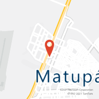 Mapa com localização da Agência AC MATUPA