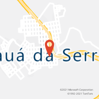 Mapa com localização da Agência AC MAUA DA SERRA