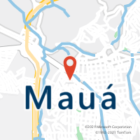Mapa com localização da Agência AC MAUA