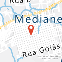Mapa com localização da Agência AC MEDIANEIRA