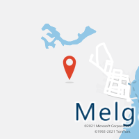 Mapa com localização da Agência AC MELGACO