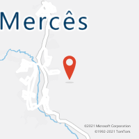 Mapa com localização da Agência AC MERCES