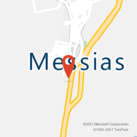 Mapa com localização da Agência AC MESSIAS