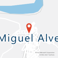 Mapa com localização da Agência AC MIGUEL ALVES