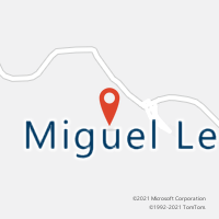 Mapa com localização da Agência AC MIGUEL LEAO