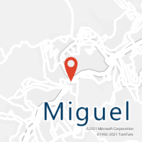 Mapa com localização da Agência AC MIGUEL PEREIRA