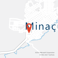 Mapa com localização da Agência AC MINACU