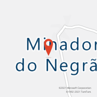 Mapa com localização da Agência AC MINADOR DO NEGRAO