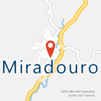 Mapa com localização da Agência AC MIRADOURO