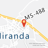 Mapa com localização da Agência AC MIRANDA