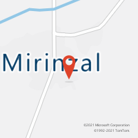 Mapa com localização da Agência AC MIRINZAL