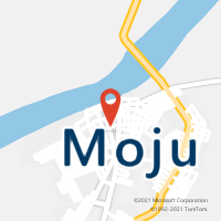 Mapa com localização da Agência AC MOJU