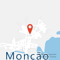 Mapa com localização da Agência AC MONCAO