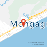 Mapa com localização da Agência AC MONGAGUA