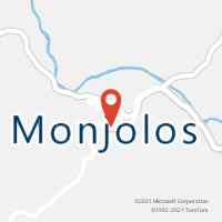 Mapa com localização da Agência AC MONJOLOS