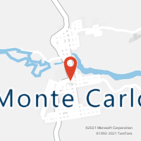 Mapa com localização da Agência AC MONTE CARLO