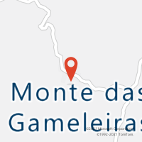 Mapa com localização da Agência AC MONTE DAS GAMELEIRAS